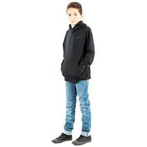 Levi's Lvb Relaxed Core Pullover HD 9ed475 Sweatshirt met capuchon voor jongens, Zwart, 16 Jaren