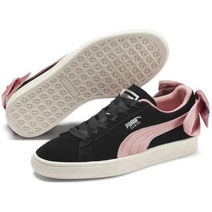 PUMA Suede Bow Jr Sneakers voor dames, meerkleurig Puma Black Bridal Rose 18, 36 EU