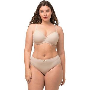 Ulla Popken Dames zachte cup beugelbeha, beige, 110C