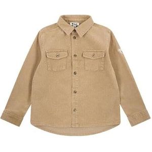 Steiff Hemd overhemd met lange mouwen, beige, 116 jongens, Beige, 116 cm