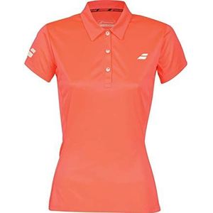 Babolat Dames, Core Club Polo Orange, Wit, XS bovenkleding