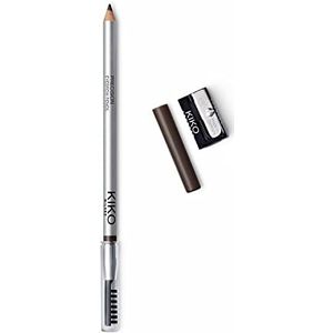 KIKO Milano Precision Eyebrow Pencil 01 | Wenkbrauwpotlood met harde formule voor micro-precisie met kammetje