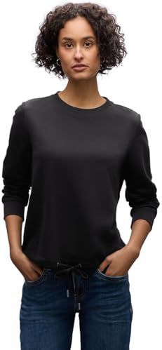 STREET ONE Sweatshirt  zwart