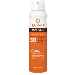 Ecran Sunnique SPF 30 Onzichtbare beschermnevel voor vocht, biologisch afbreekbare formule, 75 ml