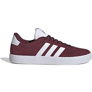 adidas Heren VL COURT 3.0 SHOES, Shadow Red/Cloud White/Shadow Red, 42 EU