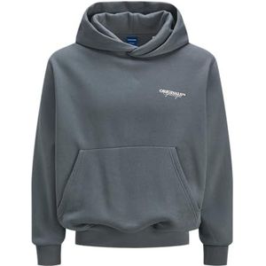 JACK & JONES Jorislington Back Sweat Hood Pls, stormy weather, 4XL