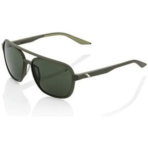 Ride100percent Kasia Aviator Round-Soft Tact Army Grey Green Lens, uniseks, volwassenen, groen
