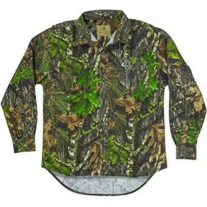 Mossy Oak Camouflage Cotton Mill 2.0 Hunt Shirt met lange mouwen