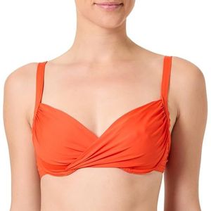 Livia Saskia D Majorq Bikinitop voor dames, Mandarijn, 34