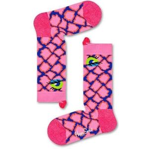 Happy Socks Unisex Baby Snake Knee High Sokken, meerkleurig (Multicolour 330), 0-12 Maanden