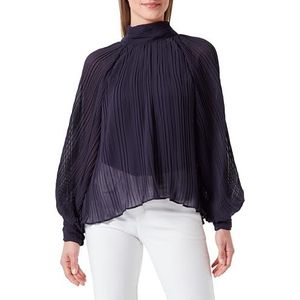 Soaked In Luxury Dames Slchrisley blouse Ls Regular Fit shirt met lange mouwen, Night Sky, Large, night sky, L