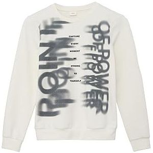 s.Oliver Sweatshirt voor jongens, wit, 152 cm