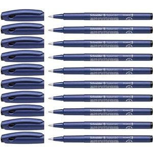 Schneider Topball 847 Rollerball Pen - Zwart (Pack van 10)