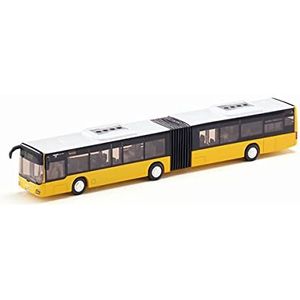 siku 3736, Articulated Bus, 1:50, Metal/Plastic, Yellow, Rubber tyres, Functional doors
