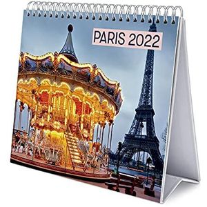 Grupo Erik CS22026Kalender 2022 Paris - Bureaukalender 12 Maanden