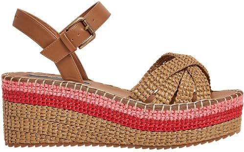 Sandalen - 3-Kleurig - Ronde Open Teen - Kruisbanden - Rubberen Zool