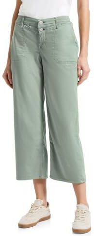Culotte - Sage Green - Katoen - Riemlussen - Patches - Achterzakken