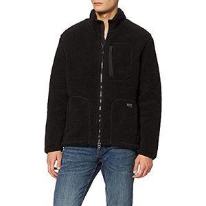 Superdry Heren Sherpa Workwear Jacket, Bison Black, XL