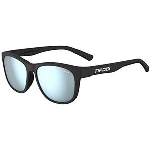 Tifosi Unisex Swank zonnebril, Satijn zwart/smoke lens, One Size