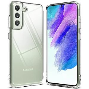 Ringke Fusion Compatibel met Samsung Galaxy S21 FE Case, Transparant Schokbestendig Bumper Hoesje - Clear