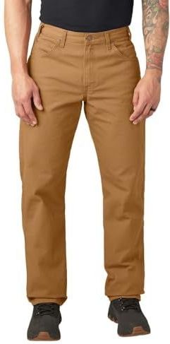 Dickies Heren Rlxdfit Duck Jean Broek, Bruin (Rinsed Brown Rbd)., 30W x 30L