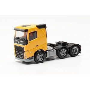 Herpa vrachtwagen model Volvo FH 2020 6x2 Zugmaschine, schaal 1:87, vrachtwagenmodel voor diorama, modelbouw verzamelobject, Made in Germany, kunststof