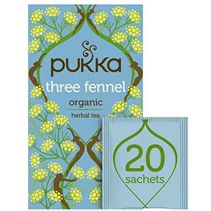 Pukka Herbs | Drie Fennel | biologische kruidenthee met 3 soorten venkel | 20 filters