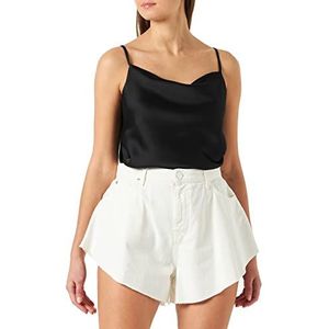 Pinko Calma Shorts Bull Shorts, Z04_wit bril, 26 dames, Z04_witte bril.