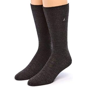 WARRIOR ALPACA SOCKS - Premium baby alpaca wollen jurk sokken voor mannen en vrouwen, HOUTSKOOL, Medium