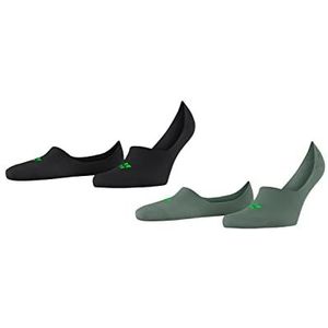 Burlington Gevoerde sokken (2 stuks) voor heren, groen (dark jade 7248), 39-40 EU