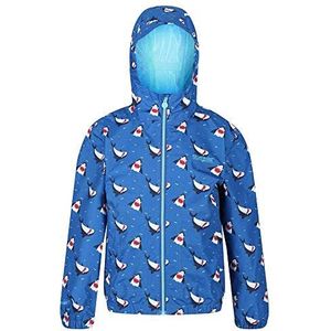 Ellison gevoerde waterdichte shelljas met opdruk met capuchon en zakken