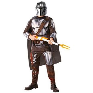 Rubie's officiële Disney Star Wars The Mandalorian kostuum voor volwassenen, herenkostuum, maat standaard (borst 38""-42"")