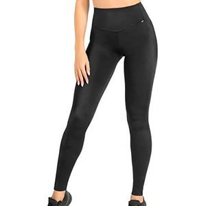 Teyli Yoggi Sportlegging voor dames, zwart, 4XL