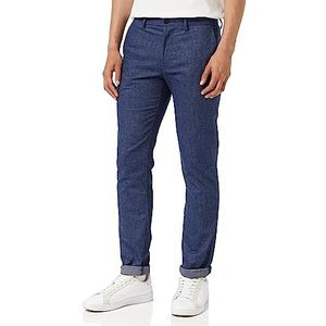 Tommy Hilfiger Geweven broek voor heren, Blauw (vervaagde indigo), 34W / 28L