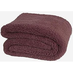 My House Plaid Volwassene 140 x 200 Bordeaux