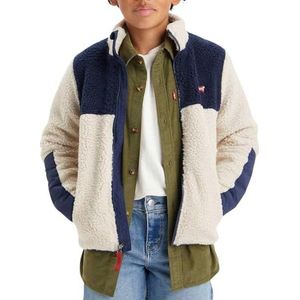 Levi's Jongenskinderen Lvb Color Block Sherpa Jkt 8eh922 Lichtgewicht bovenkleding, Regenachtige dag, 6 jaar