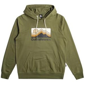 Quiksilver QS Gradient Mountains Hoodie Heren Groen XS