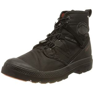 Palladium Pampa Travel Lite + WP, uniseks outdoorlaarzen, Zwart, 37 EU