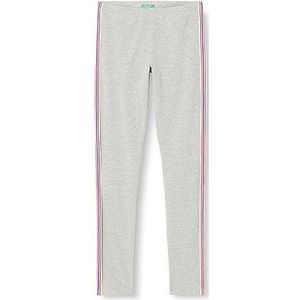 United Colors of Benetton Leggings voor meisjes en meisjes, Grijs Melange 501, 140