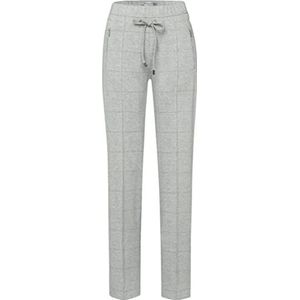 Raphaela by Brax Dames Peggy Slip met trekkoord, flared broek, zilvergrijs/ecru, 36