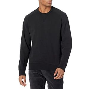 Amazon-merk - Goodthreads Heren Crewneck Fleece Sweatshirt, Zwart, XX-Large