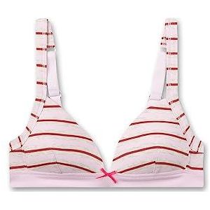 Sanetta Meisjes-Soft Cup Bra Roze, Nature Melange, 70AA