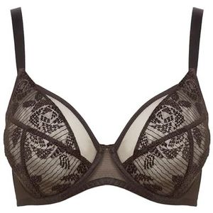 Maison Lejaby Attitude beha, dames, antraciet, 105E, Antraciet grijs, 90E