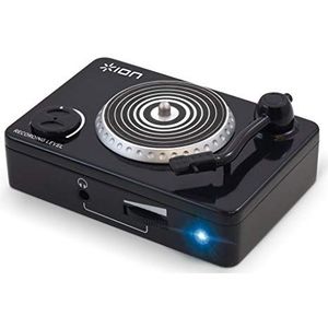 Ion Audio Vinyl Forever platenspeler naar computer adapter (USB) - zwart