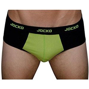 Jocko Contrast Panel brief, groen, maat: M