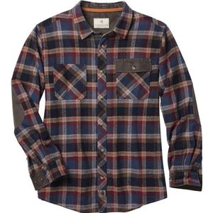 Legendary Whitetails Harbor Heavy flanellen overhemd voor heren, button-down-shirt, colonial plaid, large