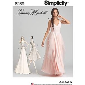 Simplicity Patroon 4-8 - 10-12 naaipatronen feestelijke jurken patroon wit