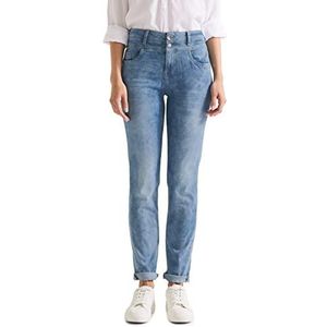 Street One dames jeans, Soft Blue Willekeurig wassen, 25W x 28L