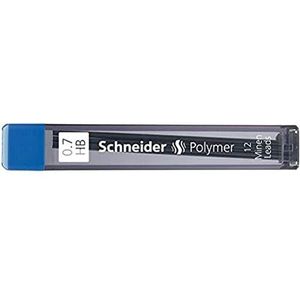 Schneider 158214 schrijfgerei fijne vulling Hi-Polymeer, 0,7 mm, HB, zwart, 12 stuks