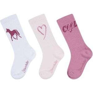 Sterntaler Set van 3 paar coole sokken, wit, 27-30